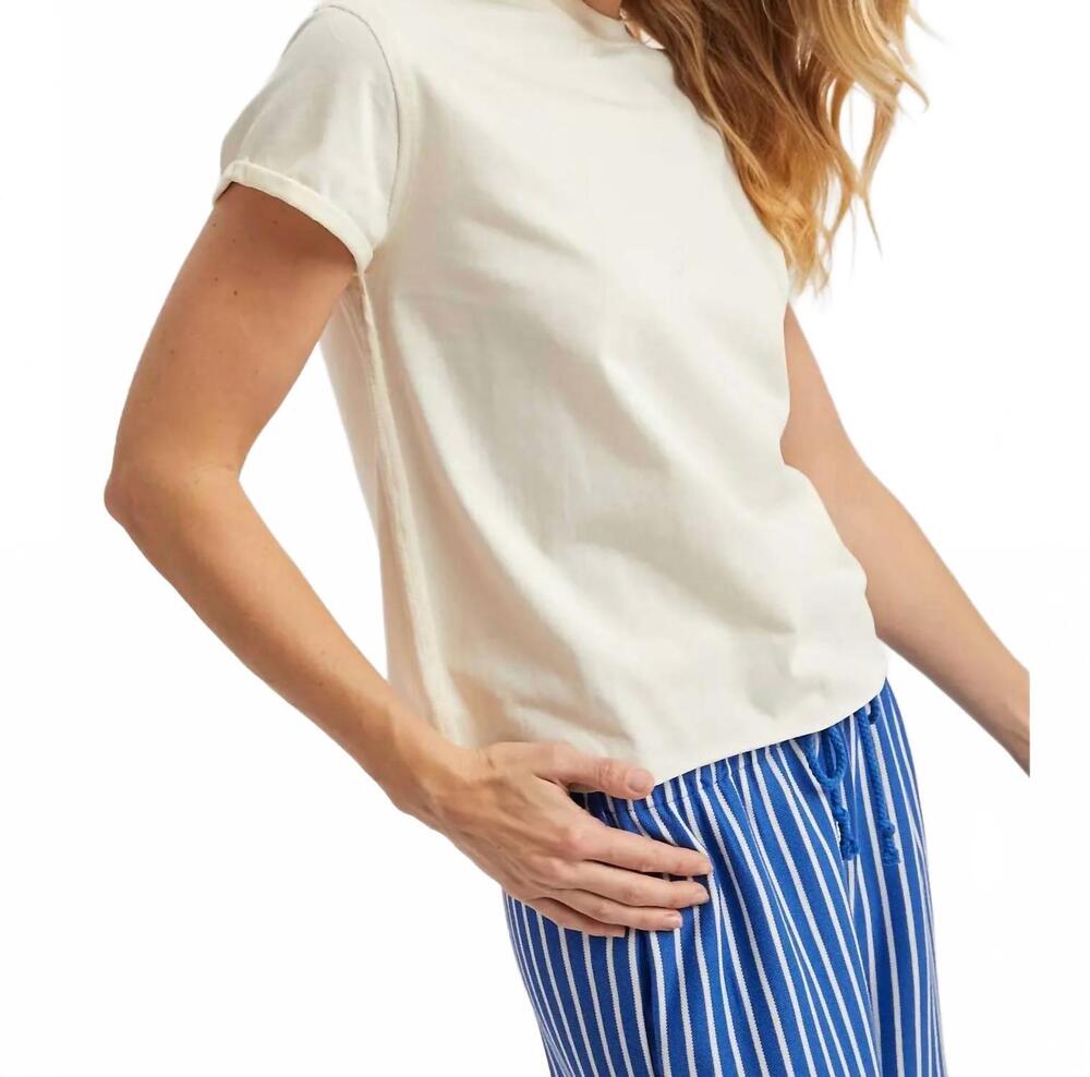 NEW WISHLIST relaxed basic tee in cream